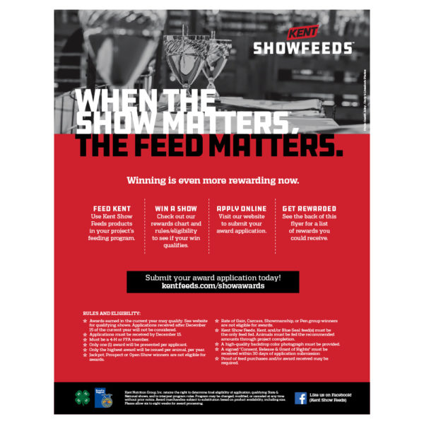 Kent Show Feeds Show Awards Handout