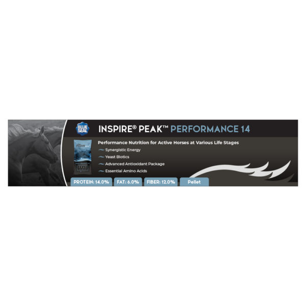 Blue Seal Inspire PEAK Performance 14 Pellet Shelf Talker