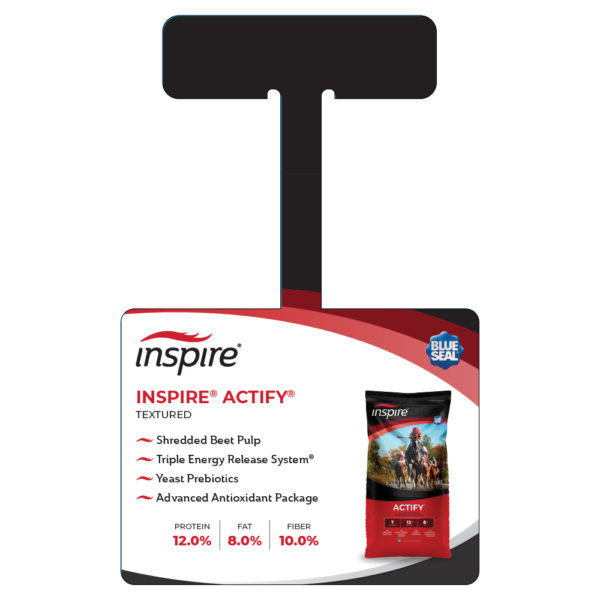 Blue Seal Inspire Actify Wobbler