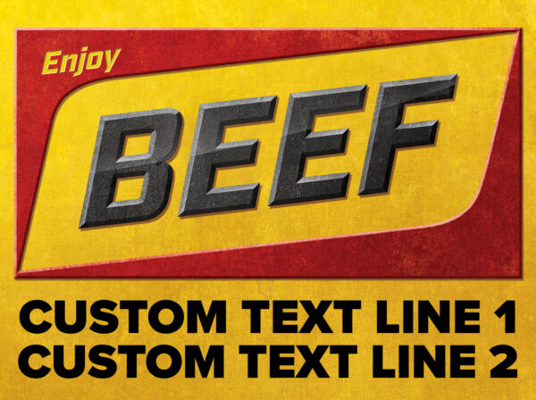 Tacker Sign - BEEF - Image 3
