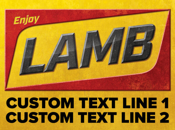 Tacker Sign - LAMB - Image 3