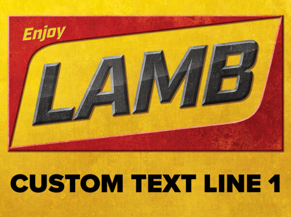 Tacker Sign - LAMB