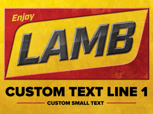 Tacker Sign - LAMB - Image 2