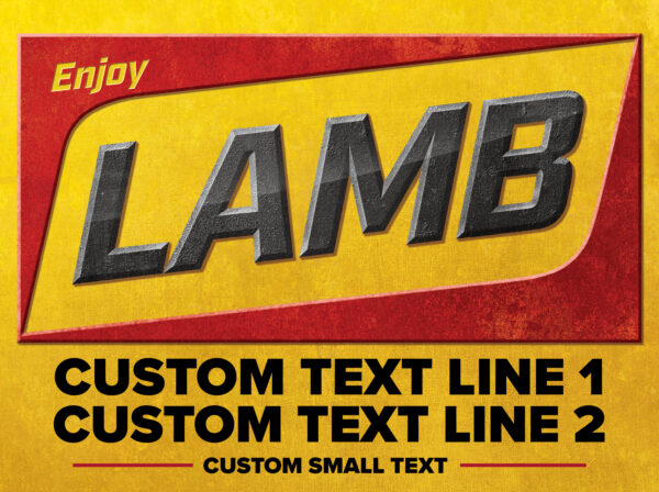 Tacker Sign - LAMB - Image 4