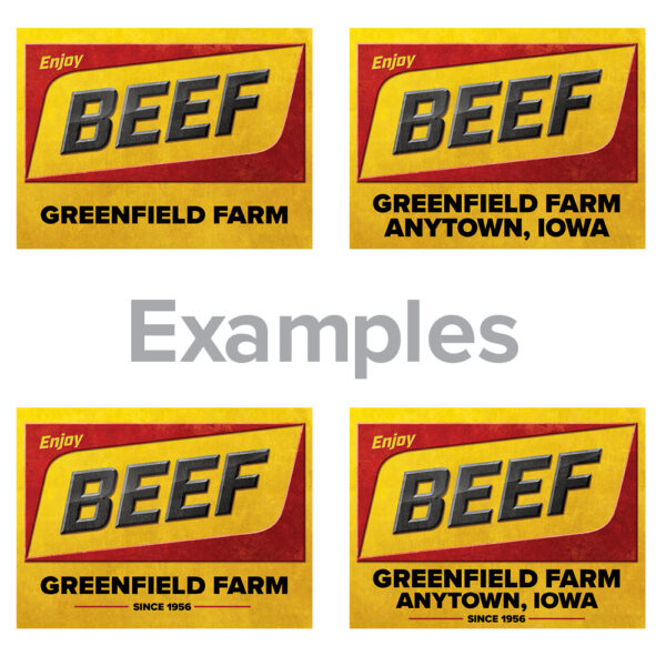 Tacker Sign - BEEF - Image 5