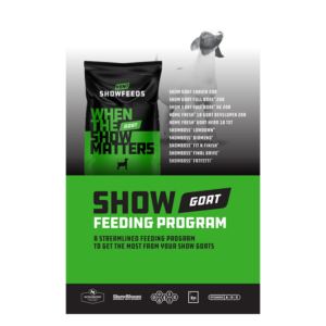 Kent Show Feeds Show Goat Feeding Program Brochure