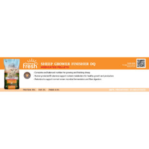 Home Fresh Sheep Grower Finisher DQ Shelf Talker