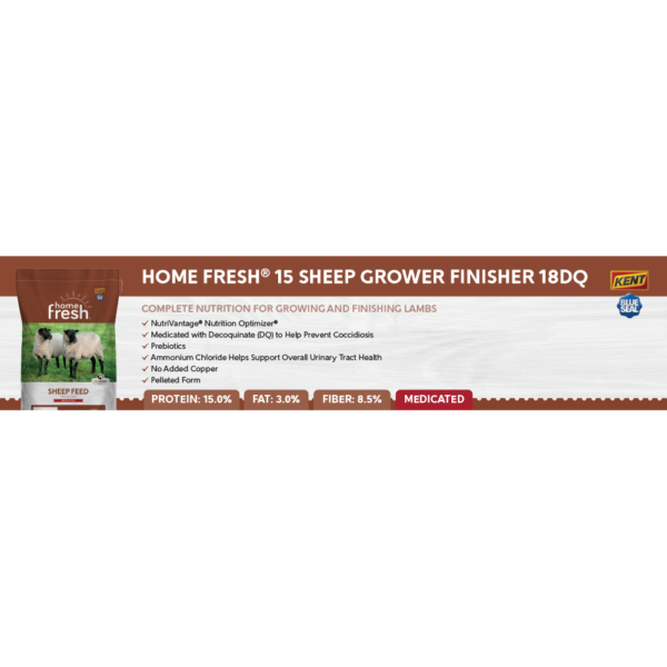 Home Fresh 15 Sheep Grower Finisher 18DQ Shelf Talker