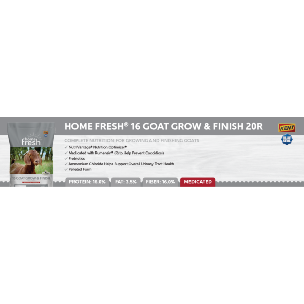 Home Fresh 16 Goat Grow & Finish 20R Shelf Talker