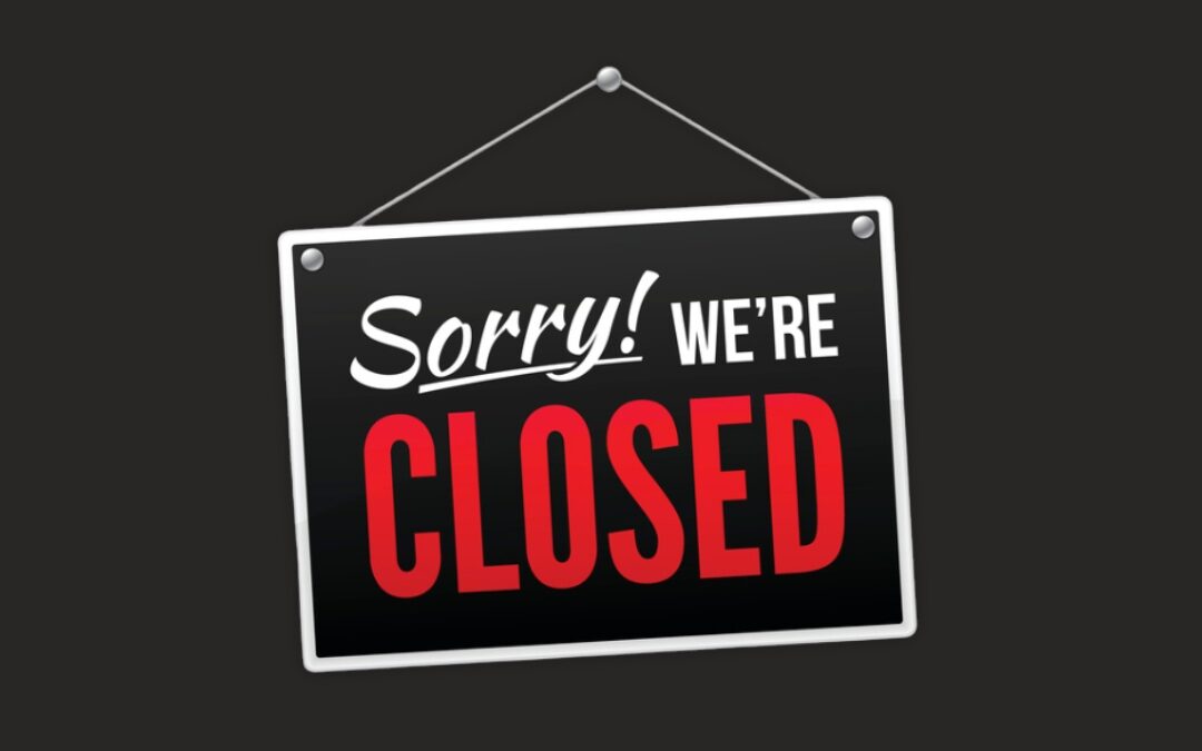 Upcoming Holidays and Closures