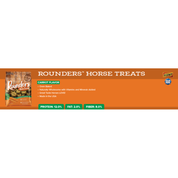 Rounders Carrot Flavor Shelf Talker