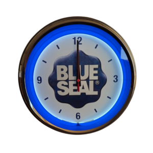Blue Seal Neon Clock