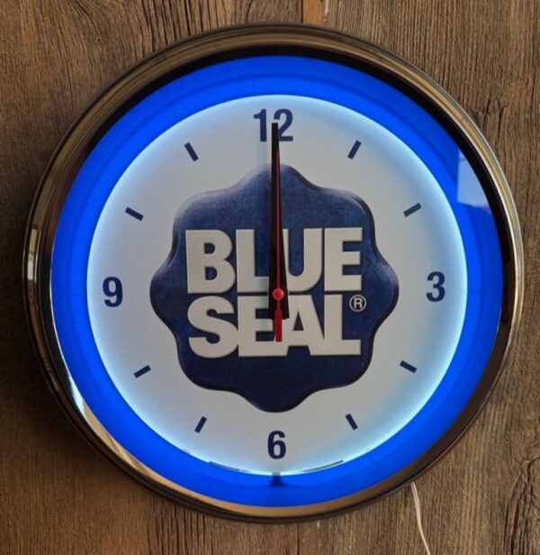 Blue Seal Neon Clock