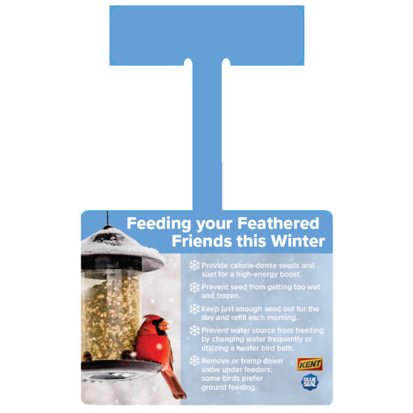 Wild Bird Winter Feeding Tips Shelf Wobbler