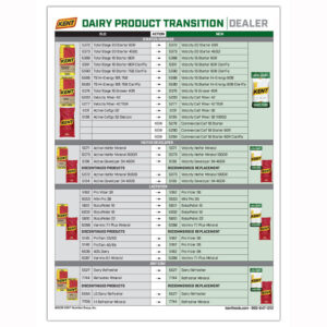 Dairy Transition Sheet – Dealer