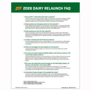 Dairy Relaunch FAQ