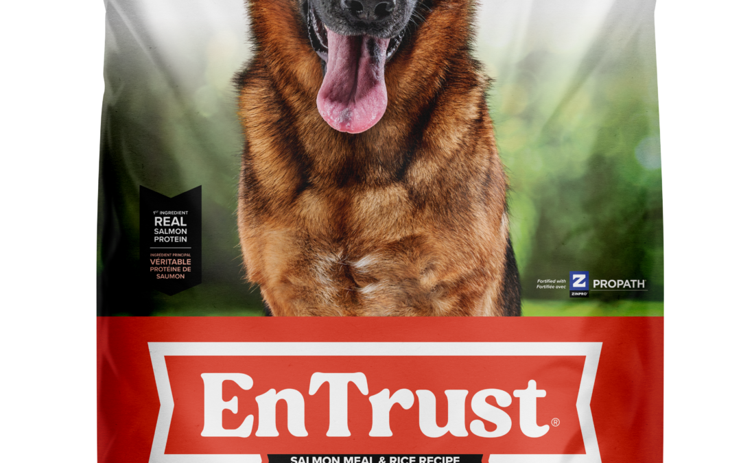 EnTrust Pet Foods Spotlight – Sensitive Stomach & Skin Formula: Salmon Meal and Rice Recipe