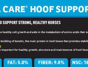 Sentinel Care Hoof Support Shelf Talker