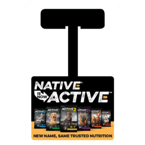 Active Full-Line Shelf Wobbler Active Full-Line Shelf Wobbler