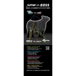 ShowBoss Cattle ‘Where They Work’ Pull Up Display