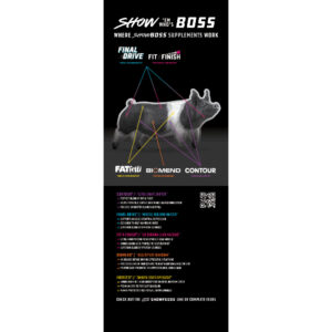 ShowBoss Pig ‘Where They Work’ Pull Up Display